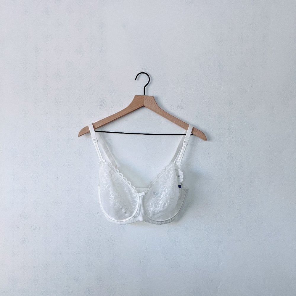 NWT Parfait 32H White Lace Bra